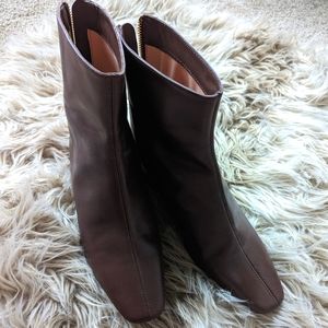 JCrew zip ankle boots